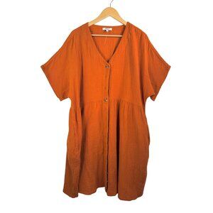 Madewell Orange Mini Dress
